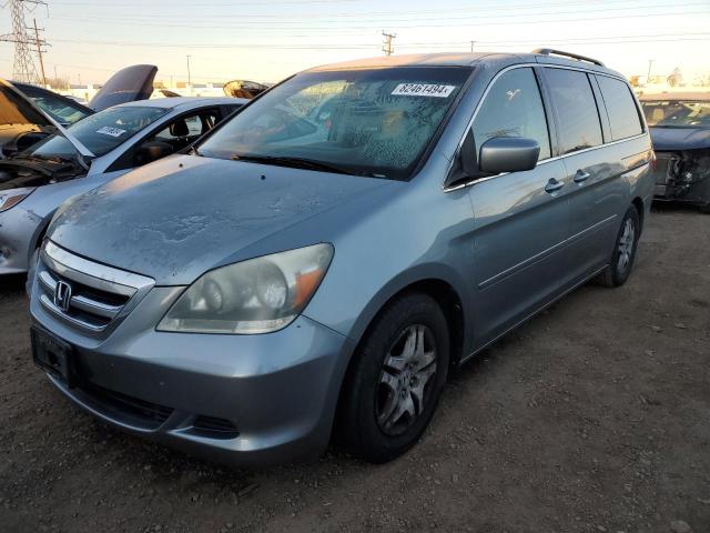 5FNRL38407B021806 - 2007 HONDA ODYSSEY EX Կապույտ լուսանկար 1