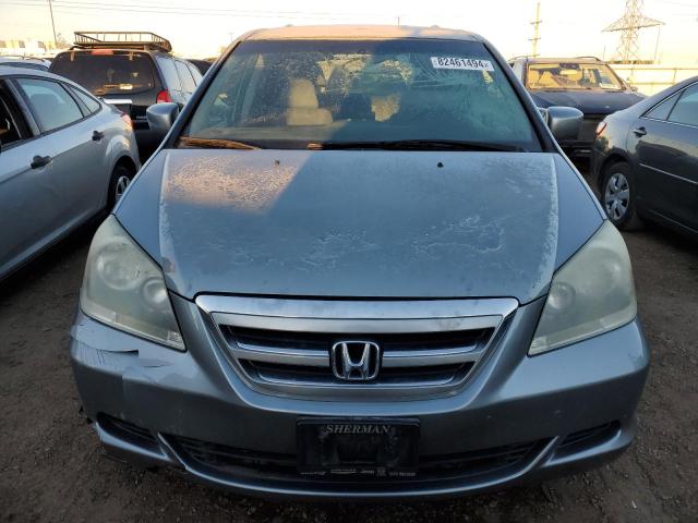 5FNRL38407B021806 - 2007 HONDA ODYSSEY EX Կապույտ լուսանկար 5