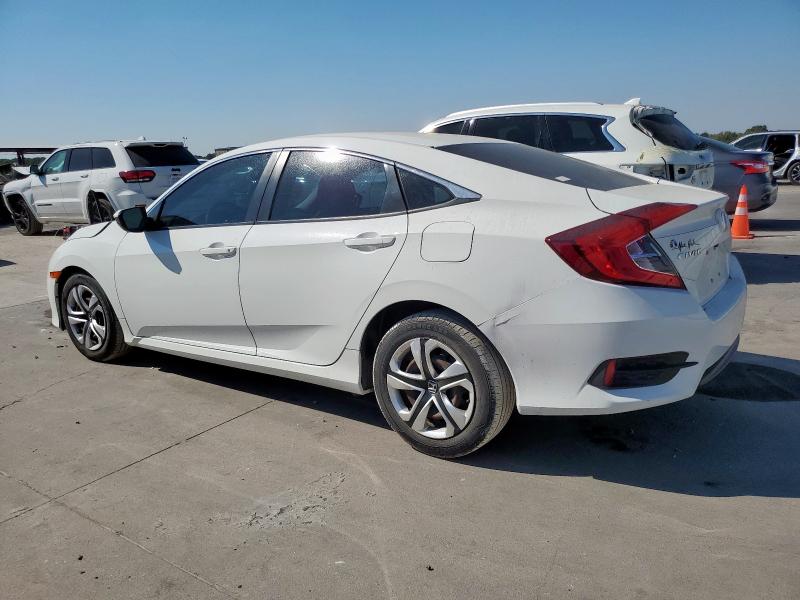 19XFC2F59JE004637 - 2018 HONDA CIVIC LX WHITE photo 2