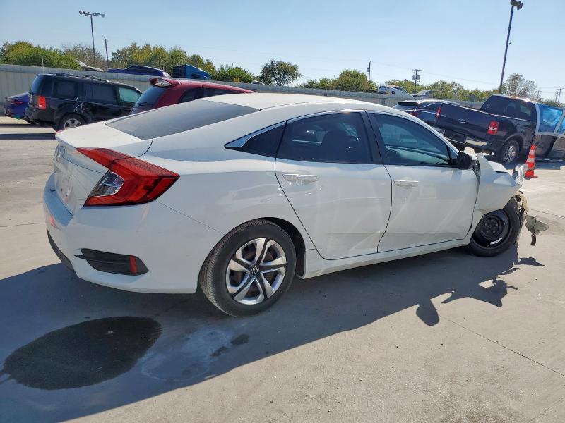 19XFC2F59JE004637 - 2018 HONDA CIVIC LX WHITE photo 3