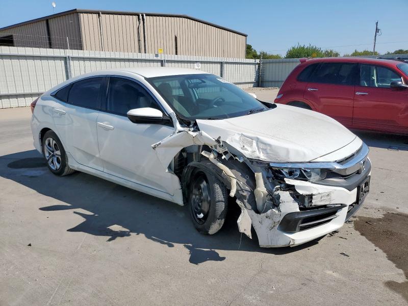 19XFC2F59JE004637 - 2018 HONDA CIVIC LX WHITE photo 4