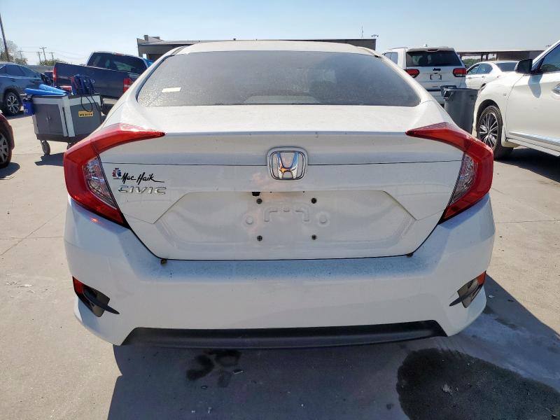 19XFC2F59JE004637 - 2018 HONDA CIVIC LX WHITE photo 6