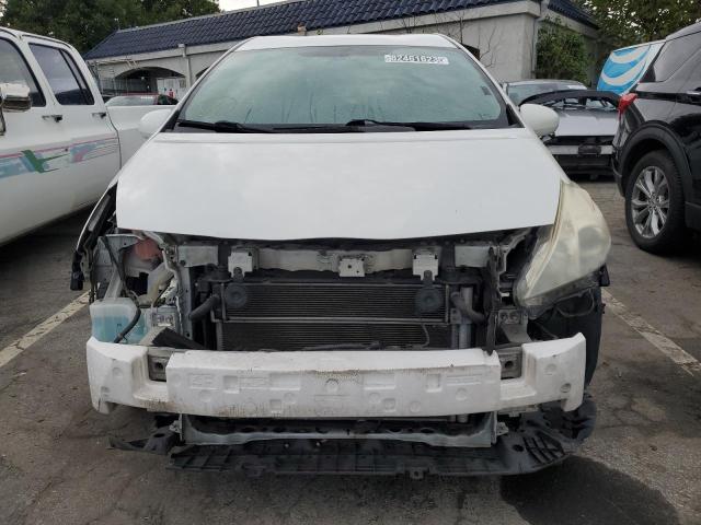 JTDZN3EU1C3162664 - 2012 TOYOTA PRIUS V WHITE photo 5