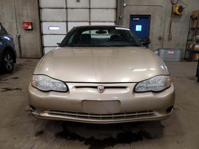 2G1WW12E359284592 - 2005 CHEVROLET MONTE CARL LS GOLD photo 5