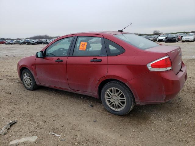 1FAHP3FN8AW262761 - 2010 FORD FOCUS SE RED photo 2