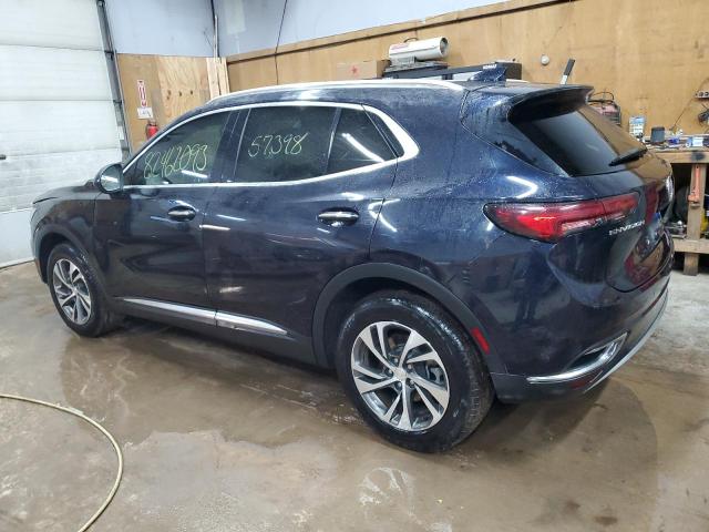 LRBFZNR40MD177731 - 2021 BUICK ENVISION ESSENCE BLUE photo 2