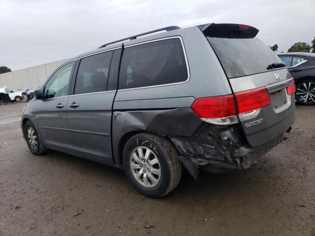 5FNRL38769B012072 - 2009 HONDA ODYSSEY EXL GRAY photo 2