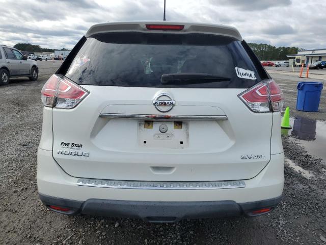 KNMAT2MV6GP675480 - 2016 NISSAN ROGUE S WHITE photo 6