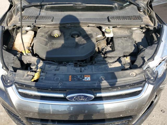 1FMCU0J92FUC11132 - 2015 FORD ESCAPE TITANIUM GRAY photo 11