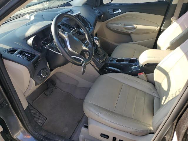 1FMCU0J92FUC11132 - 2015 FORD ESCAPE TITANIUM GRAY photo 7