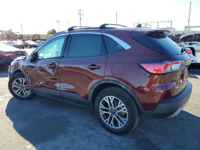 1FMCU9H67MUA28094 - 2021 FORD ESCAPE SEL BURGUNDY photo 2