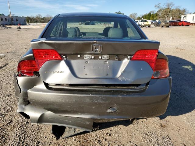 2HGFA16958H528743 - 2008 HONDA CIVIC EXL GRAY photo 6