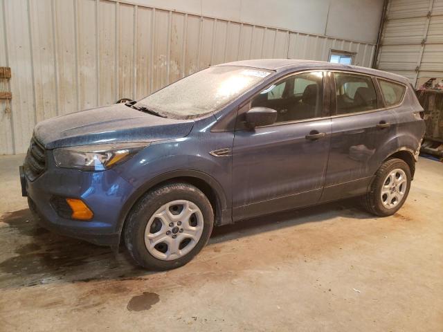 1FMCU0F71JUB11796 - 2018 FORD ESCAPE S BLUE photo 1