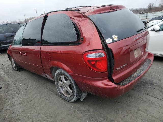 2D4GP44L97R288464 - 2007 DODGE GRAND CARA SXT RED photo 2