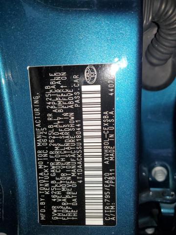 4T1DAACK5SU180441 - 2025 TOYOTA CAMRY XSE ტალღისფერი ფოტო 12