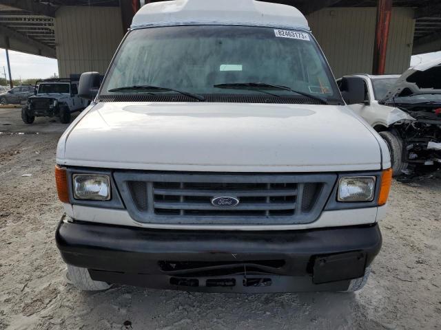 1FTNE24W96DA34439 - 2006 FORD ECONOLINE E250 VAN WHITE photo 5