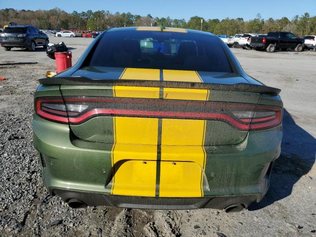 2C3CDXGJ7NH172915 - 2022 DODGE CHARGER SCAT PACK GREEN photo 6