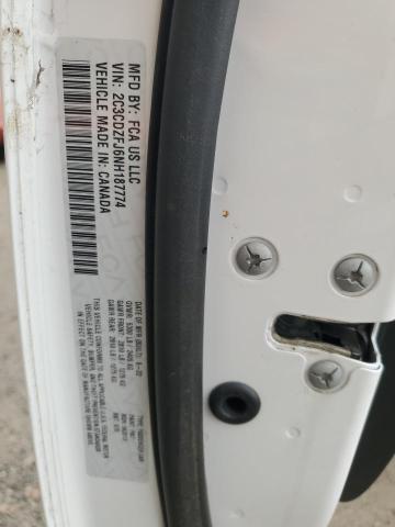 2C3CDZFJ6NH187774 - 2022 DODGE CHALLENGER R/T SCAT PACK WHITE photo 13