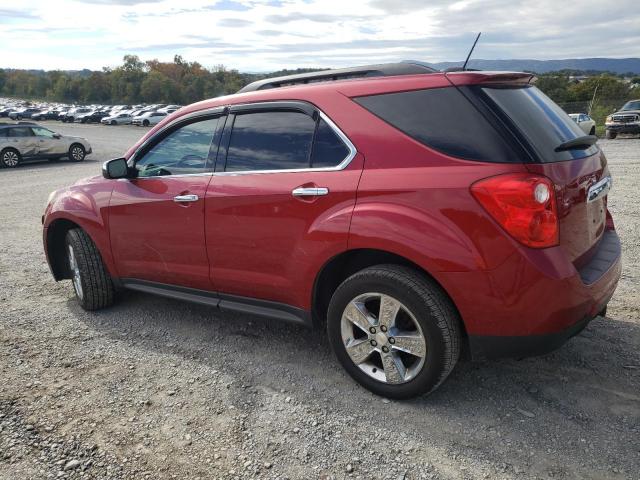 1GNALCEK4FZ105370 - 2015 CHEVROLET EQUINOX LT RED photo 2
