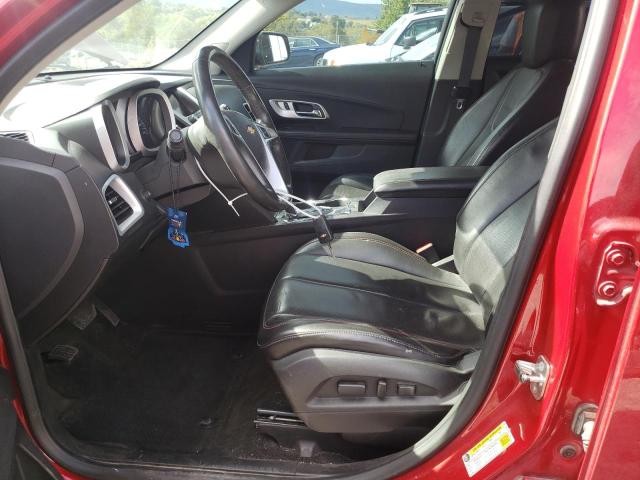 1GNALCEK4FZ105370 - 2015 CHEVROLET EQUINOX LT RED photo 7