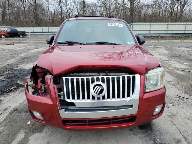 4M2CU81108KJ11665 - 2008 MERCURY MARINER RED photo 5