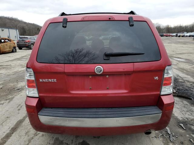 4M2CU81108KJ11665 - 2008 MERCURY MARINER RED photo 6