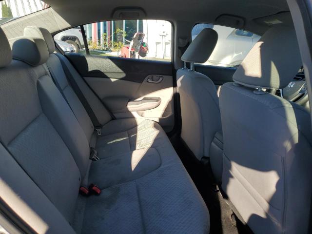 19XFB2F59EE209898 - 2014 HONDA CIVIC LX ვერცხლისფერი ფოტო 10