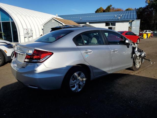 19XFB2F59EE209898 - 2014 HONDA CIVIC LX ვერცხლისფერი ფოტო 3