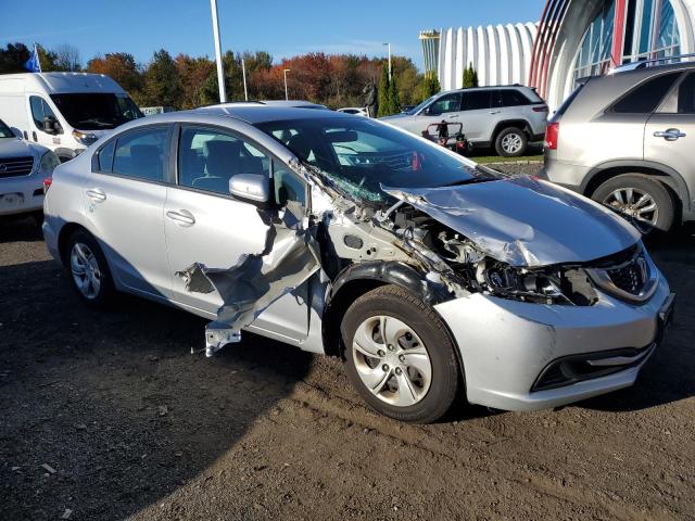 19XFB2F59EE209898 - 2014 HONDA CIVIC LX ვერცხლისფერი ფოტო 4