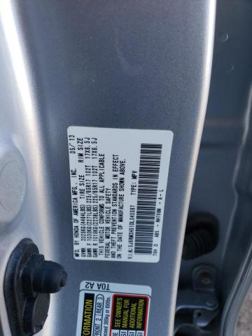 5J6RM3H51DL040597 - 2013 HONDA CR-V EX SILVER photo 12