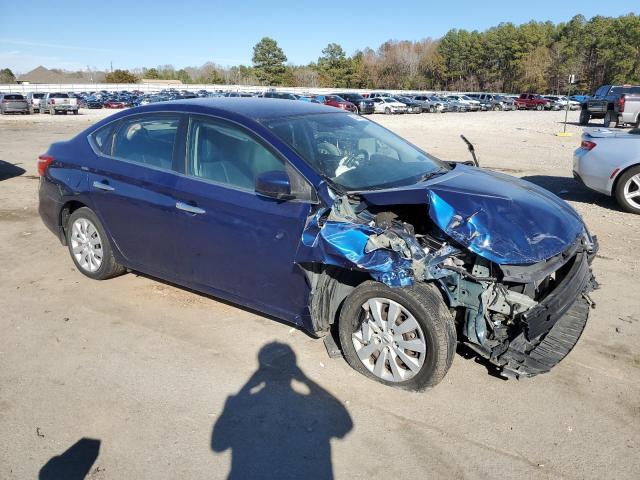 3N1AB7AP0JY323574 - 2018 NISSAN SENTRA S BLUE photo 4