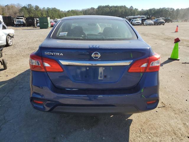 3N1AB7AP0JY323574 - 2018 NISSAN SENTRA S BLUE photo 6