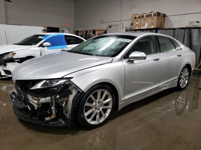 3LN6L2LU8FR629277 - 2015 LINCOLN MKZ HYBRID SILVER photo 1