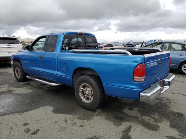 1B7GL22X4XS108843 - 1999 DODGE DAKOTA BLUE photo 2