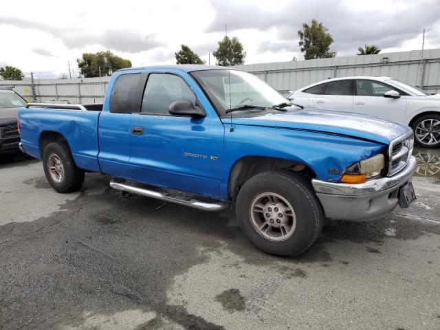 1B7GL22X4XS108843 - 1999 DODGE DAKOTA BLUE photo 4