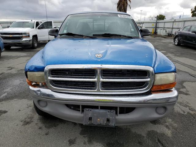 1B7GL22X4XS108843 - 1999 DODGE DAKOTA BLUE photo 5