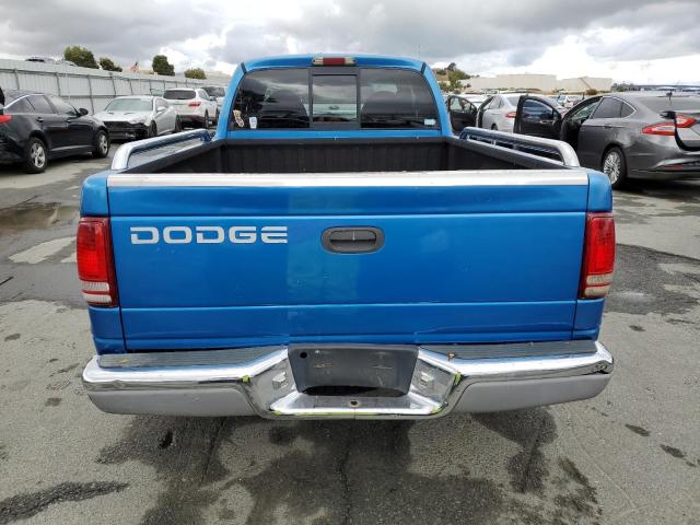 1B7GL22X4XS108843 - 1999 DODGE DAKOTA BLUE photo 6