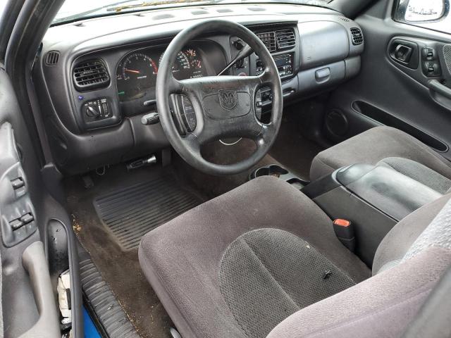 1B7GL22X4XS108843 - 1999 DODGE DAKOTA BLUE photo 8