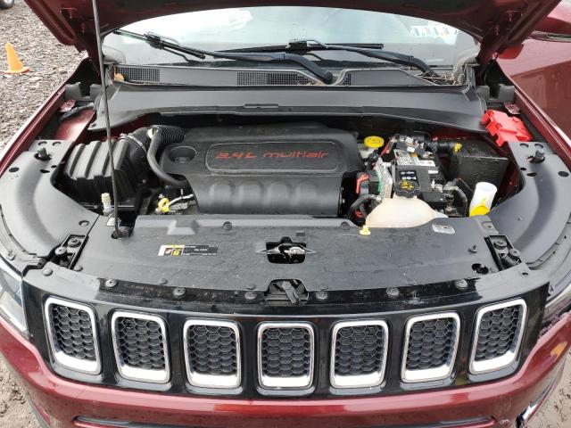 3C4NJDCB3MT515395 - 2021 JEEP COMPASS LIMITED RED photo 11