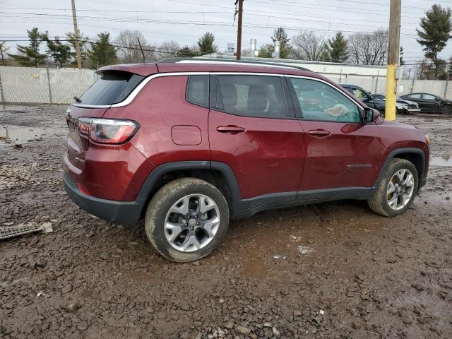3C4NJDCB3MT515395 - 2021 JEEP COMPASS LIMITED RED photo 3