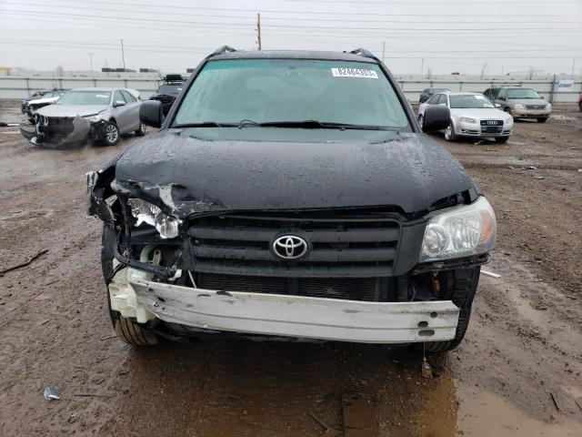 JTEEP21AX40027566 - 2004 TOYOTA HIGHLANDER BLACK photo 5