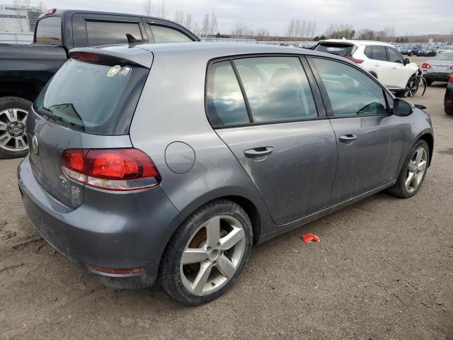 WVWCA7AJ7CW259435 - 2012 VOLKSWAGEN GOLF GRAY photo 3