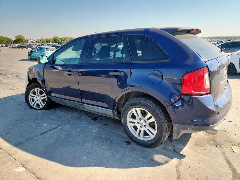 2FMDK3GC1BBA23684 - 2011 FORD EDGE SE BLUE photo 2