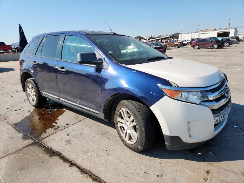 2FMDK3GC1BBA23684 - 2011 FORD EDGE SE BLUE photo 4