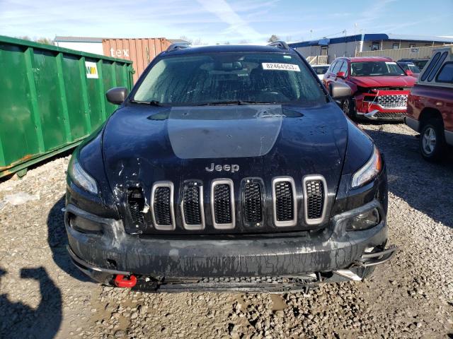 1C4PJMBS1FW533708 - 2015 JEEP CHEROKEE TRAILHAWK BLACK photo 5