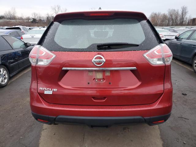 JN8AT2MT0GW017243 - 2016 NISSAN ROGUE S RED photo 6