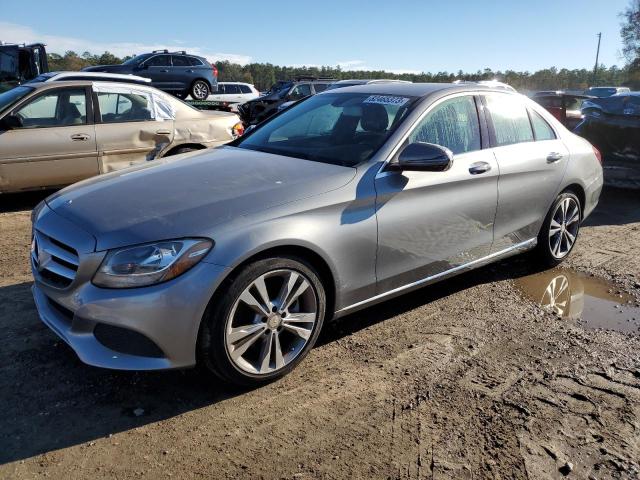 55SWF4JB9GU164437 - 2016 MERCEDES-BENZ C 300 SILVER photo 1