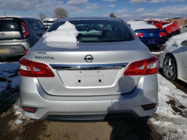 3N1AB7AP8KY267546 - 2019 NISSAN SENTRA S SILVER photo 6