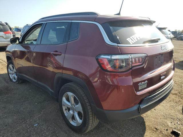 3C4NJDBB0MT555192 - 2021 JEEP COMPASS LATITUDE BURGUNDY photo 2