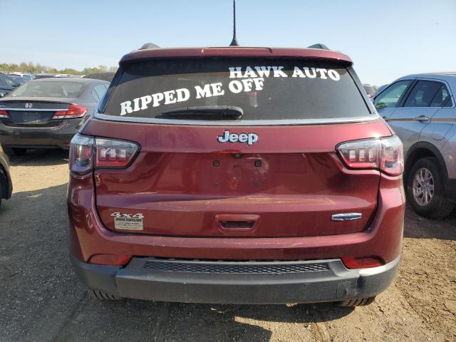 3C4NJDBB0MT555192 - 2021 JEEP COMPASS LATITUDE BURGUNDY photo 6